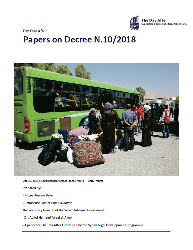Papers on Decree No. 10/2018
