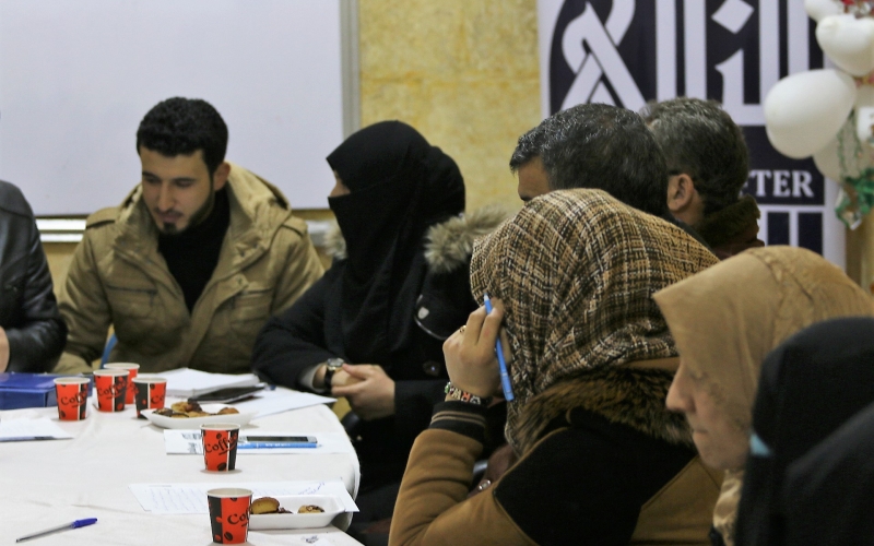 جلسة نقاش “المرأة وحق الترشح للانتخابات” في أريحا بريف إدلب