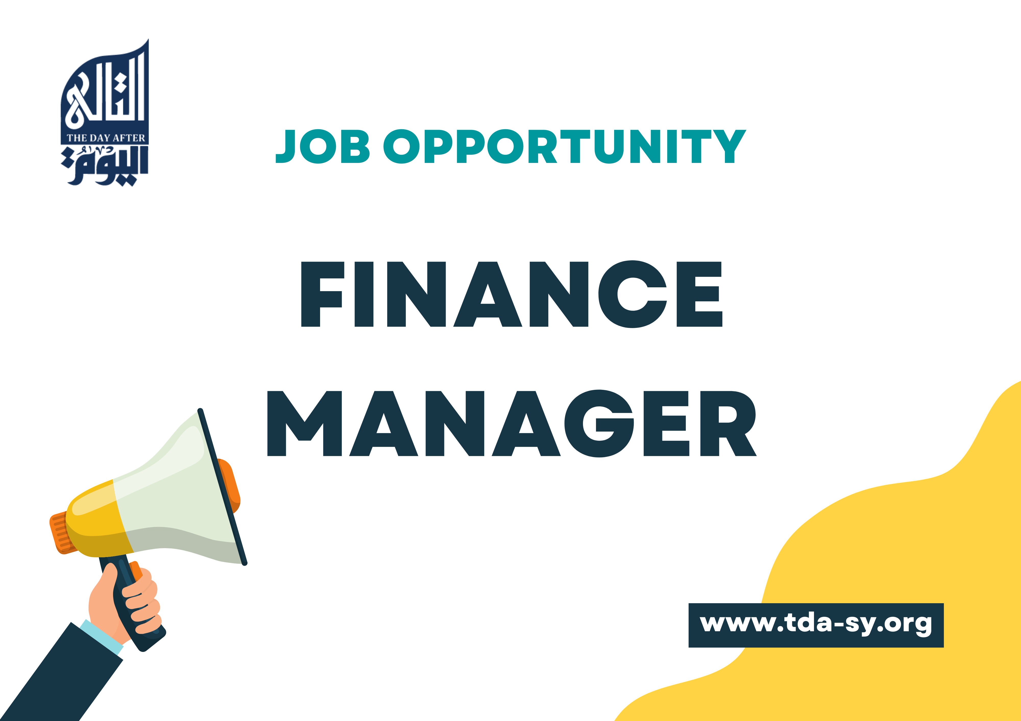 Job Advertisement: Finance Manager