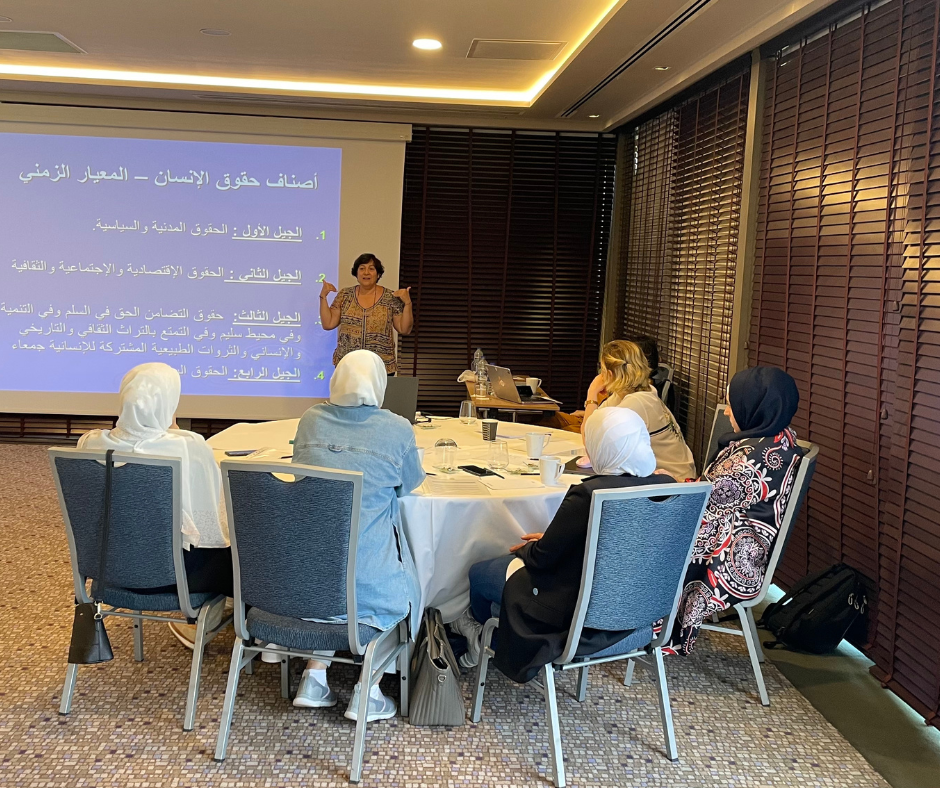 In Syria and Turkey, launching a series of training with the aim of political empowerment of Syrian women